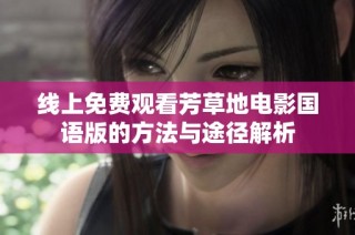 线上免费观看芳草地电影国语版的方法与途径解析