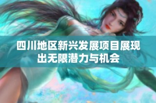 四川地区新兴发展项目展现出无限潜力与机会