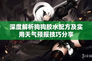 深度解析狗狗胶水配方及实用天气预报技巧分享