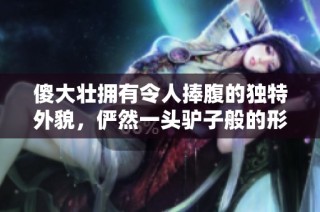 傻大壮拥有令人捧腹的独特外貌，俨然一头驴子般的形象