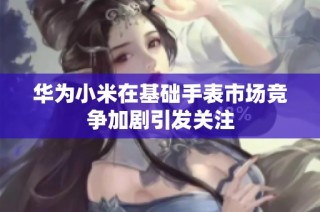 华为小米在基础手表市场竞争加剧引发关注