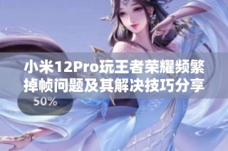 小米12Pro玩王者荣耀频繁掉帧问题及其解决技巧分享