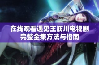 在线观看遇见王沥川电视剧完整全集方法与指南
