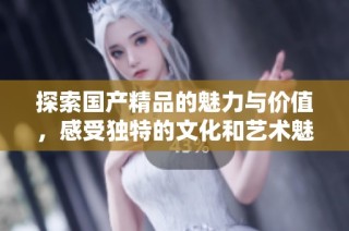 探索国产精品的魅力与价值，感受独特的文化和艺术魅力