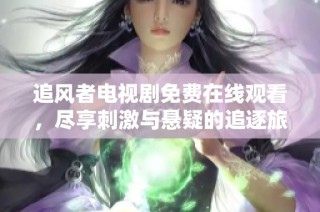 追风者电视剧免费在线观看，尽享刺激与悬疑的追逐旅程