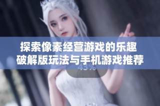 探索像素经营游戏的乐趣 破解版玩法与手机游戏推荐