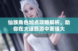 仙族角色加点攻略解析，助你在大话西游中更强大