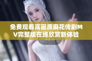 免费观看高画质麻花传剧MV完整版在线欣赏新体验