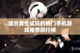 适合男生试玩的热门手机游戏推荐排行榜