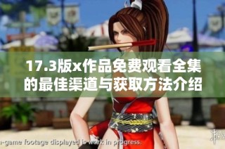 17.3版x作品免费观看全集的最佳渠道与获取方法介绍