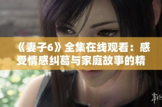 《妻子6》全集在线观看：感受情感纠葛与家庭故事的精彩纷呈
