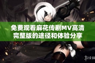 免费观看麻花传剧MV高清完整版的途径和体验分享