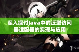 深入探讨Java中的泛型访问器适配器的实现与应用
