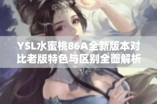 YSL水蜜桃86A全新版本对比老版特色与区别全面解析
