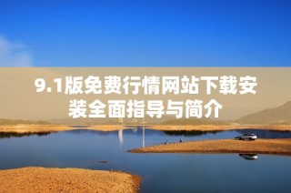 9.1版免费行情网站下载安装全面指导与简介