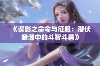 《谍影之命令与征服：潜伏暗潮中的斗智斗勇》