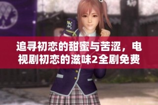 追寻初恋的甜蜜与苦涩，电视剧初恋的滋味2全剧免费观看