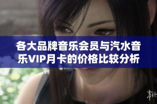 各大品牌音乐会员与汽水音乐VIP月卡的价格比较分析