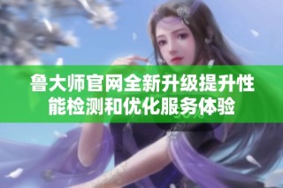 鲁大师官网全新升级提升性能检测和优化服务体验