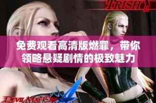 免费观看高清版燃罪，带你领略悬疑剧情的极致魅力