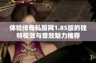 体验传奇私服网1.85版的独特视效与音效魅力推荐