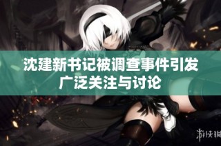 沈建新书记被调查事件引发广泛关注与讨论