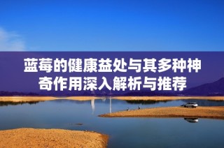 蓝莓的健康益处与其多种神奇作用深入解析与推荐