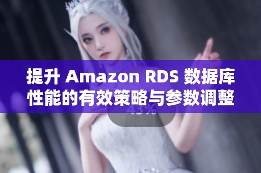 提升 Amazon RDS 数据库性能的有效策略与参数调整方法 提升 Amazon RDS 数据库性能的有效策略与参数调整方法