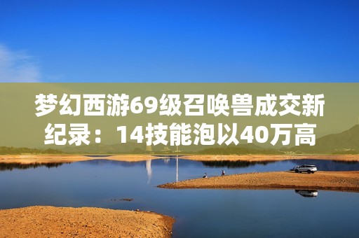 梦幻西游69级召唤兽成交新纪录:14技能泡以40万高价售出 梦幻西游69级召唤兽成交新纪录:14技能泡以40万高价售出