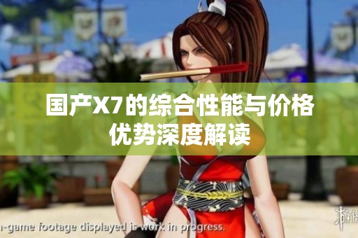 国产X7的综合性能与价格优势深度解读