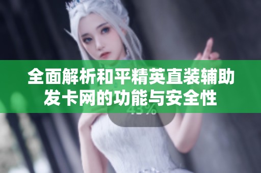 全面解析和平精英直装辅助发卡网的功能与安全性