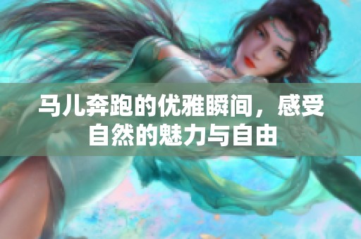 马儿奔跑的优雅瞬间，感受自然的魅力与自由