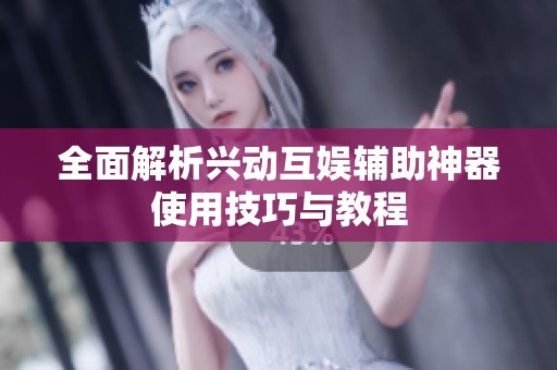 全面解析兴动互娱辅助神器使用技巧与教程