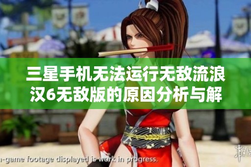 三星手机无法运行无敌流浪汉6无敌版的原因分析与解决方案