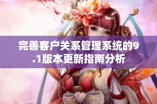 完善客户关系管理系统的9.1版本更新指南分析
