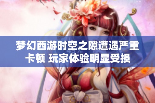 梦幻西游时空之隙遭遇严重卡顿 玩家体验明显受损
