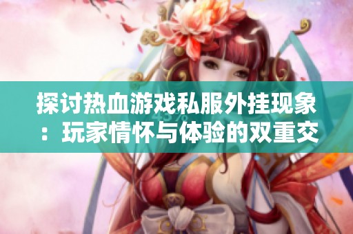 探讨热血游戏私服外挂现象：玩家情怀与体验的双重交锋