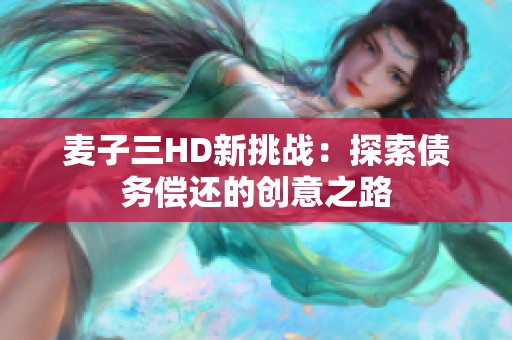 麦子三HD新挑战：探索债务偿还的创意之路