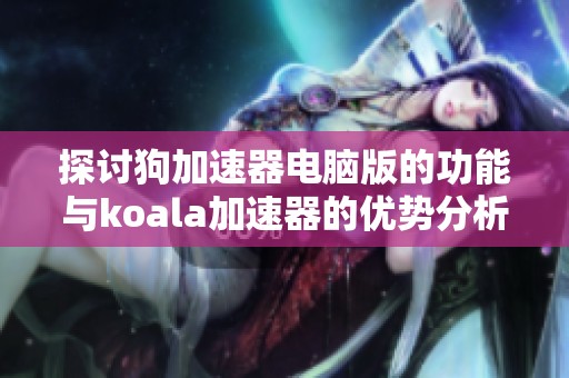 探讨狗加速器电脑版的功能与koala加速器的优势分析