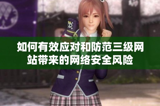 如何有效应对和防范三级网站带来的网络安全风险