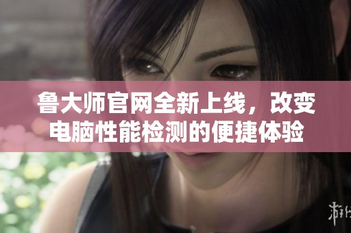 鲁大师官网全新上线，改变电脑性能检测的便捷体验
