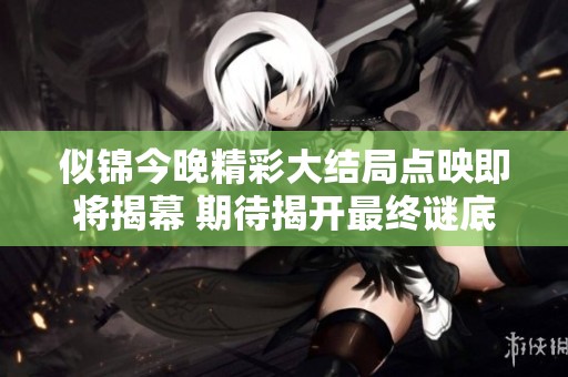 似锦今晚精彩大结局点映即将揭幕 期待揭开最终谜底
