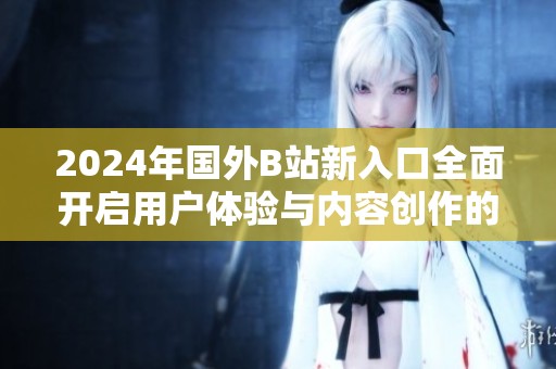 2024年国外B站新入口全面开启用户体验与内容创作的新纪元