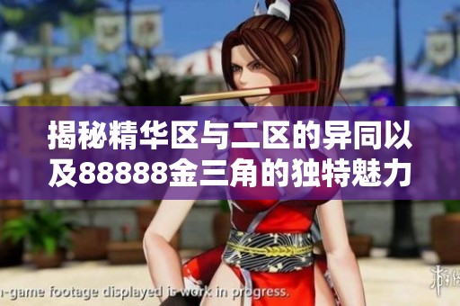 揭秘精华区与二区的异同以及88888金三角的独特魅力