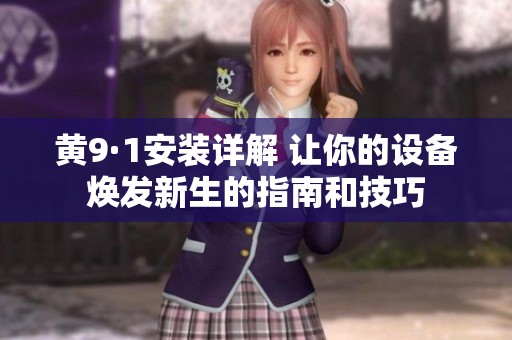 黄9·1安装详解 让你的设备焕发新生的指南和技巧