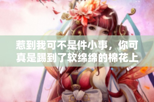 惹到我可不是件小事，你可真是踢到了软绵绵的棉花上啦