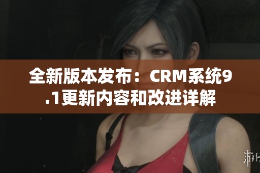 全新版本发布：CRM系统9.1更新内容和改进详解